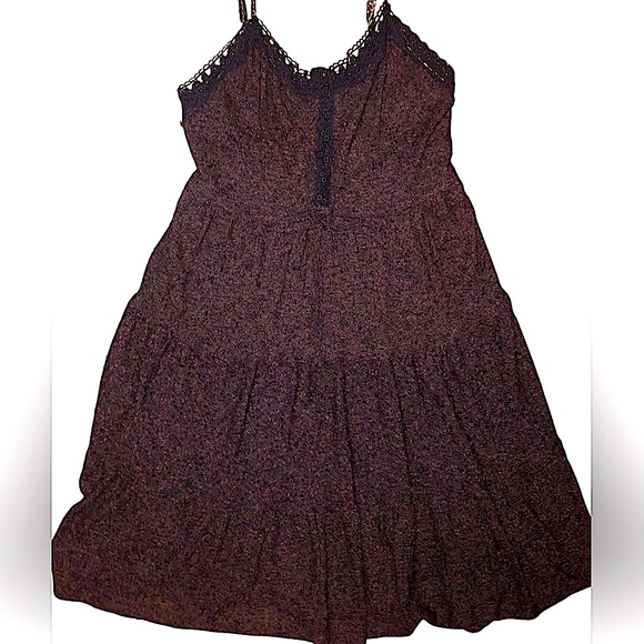 Free People Other - Free People Brown Tiered Ruffled Sundress